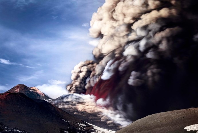 Etna, eruzione del sud-est