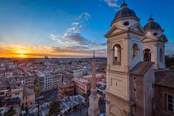 Panorama dal Ristorante Imago/Hotel Hassler - Roma.