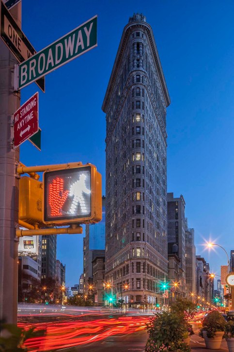 Flatiron Building a New York.