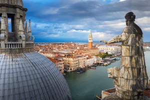 Il Campanile di San Marco visto dalla Cupola della Salute.