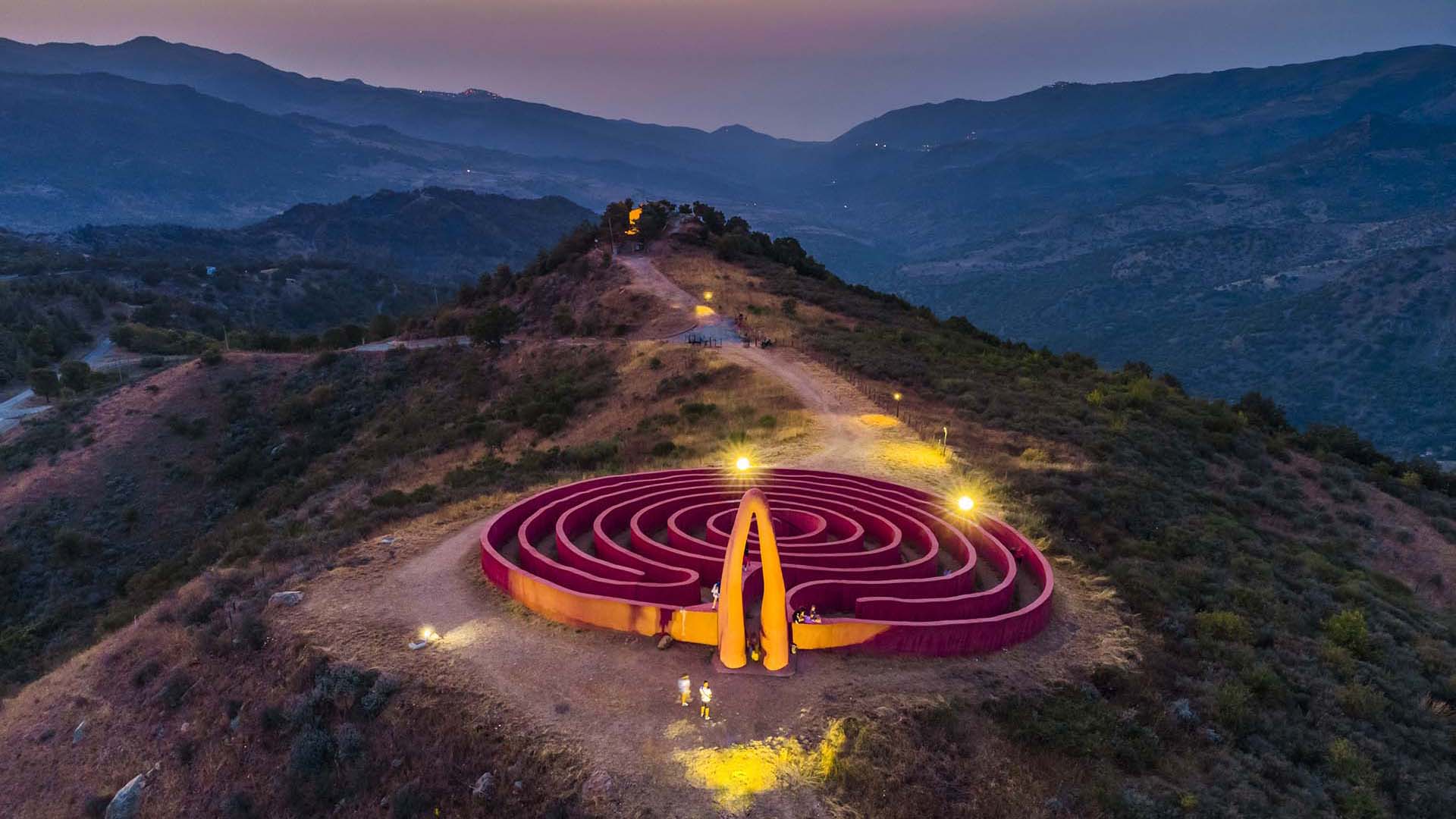 DJI_0711-Fiumara d’Arte, Labirinto di Arianna