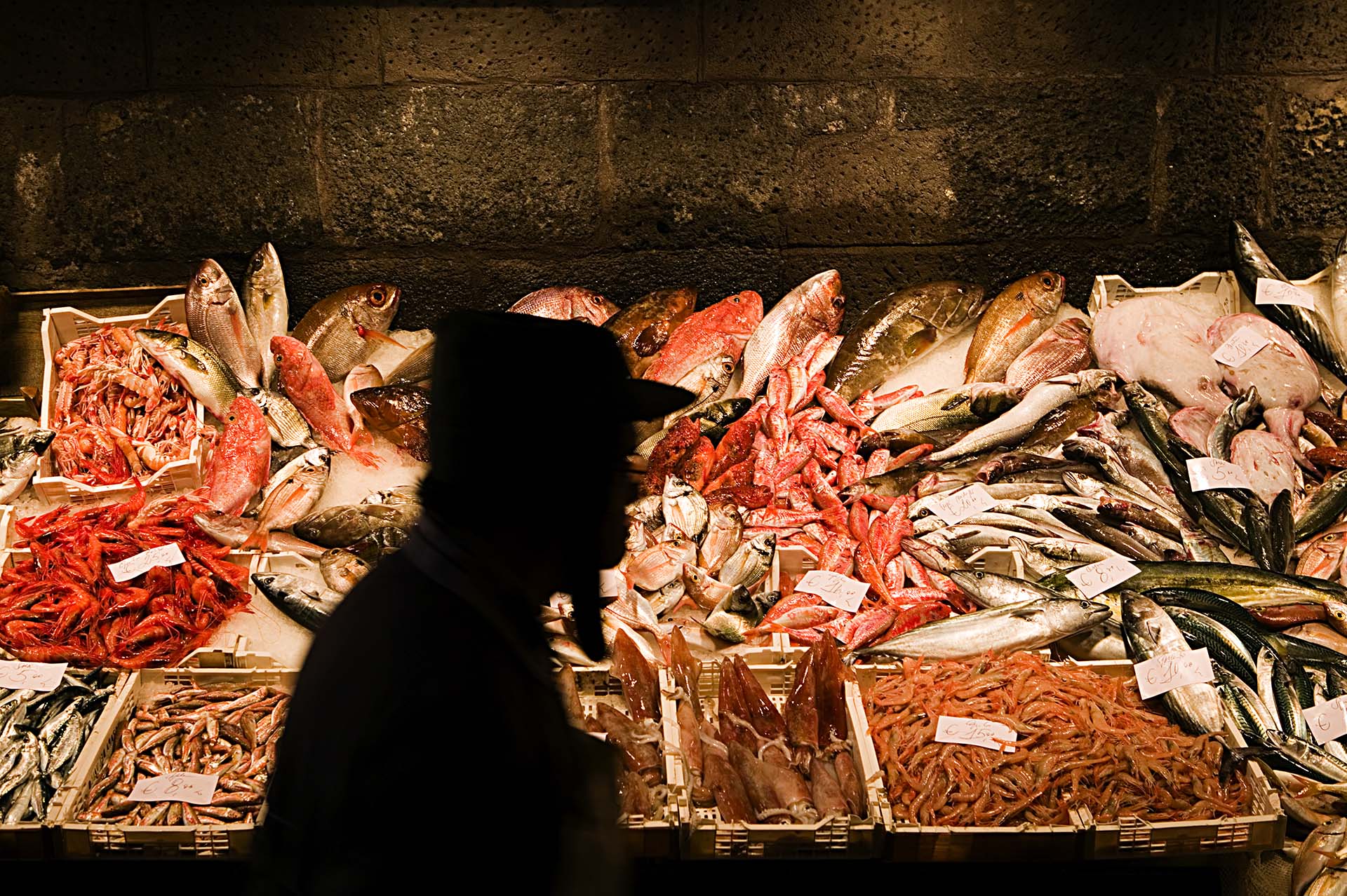 A piscaria, mercato del pesce di Catania