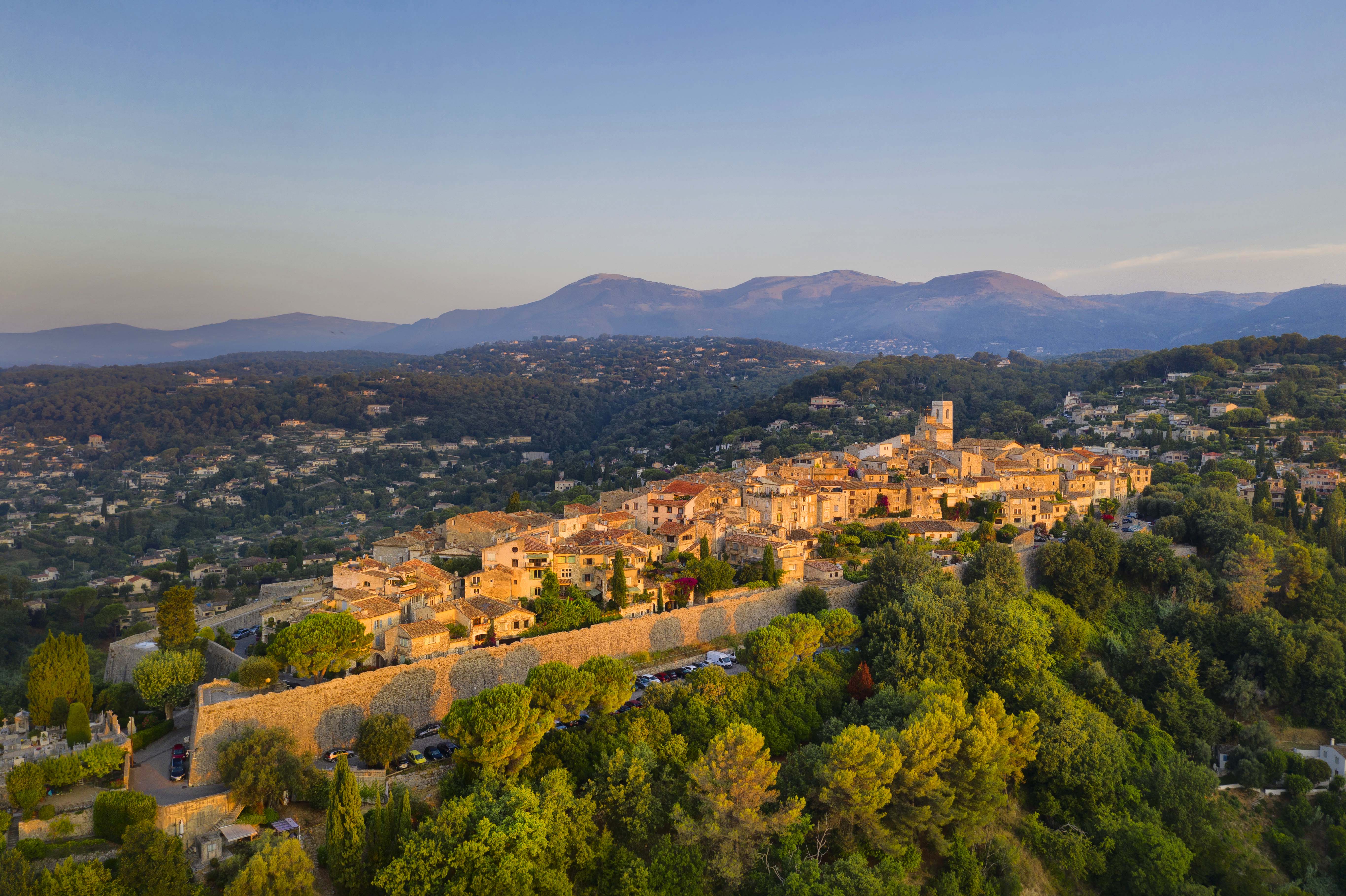 Veduta panoramica del borgo di Saint-Paul-de-Vence