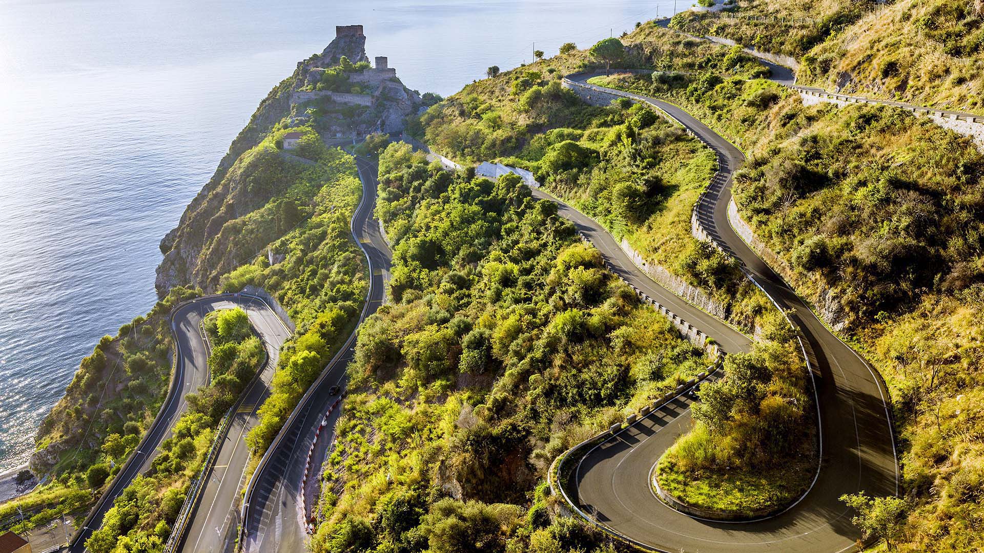SIM-429760 - Monti Peloritani, le strade e il castello di Sant’Alessio