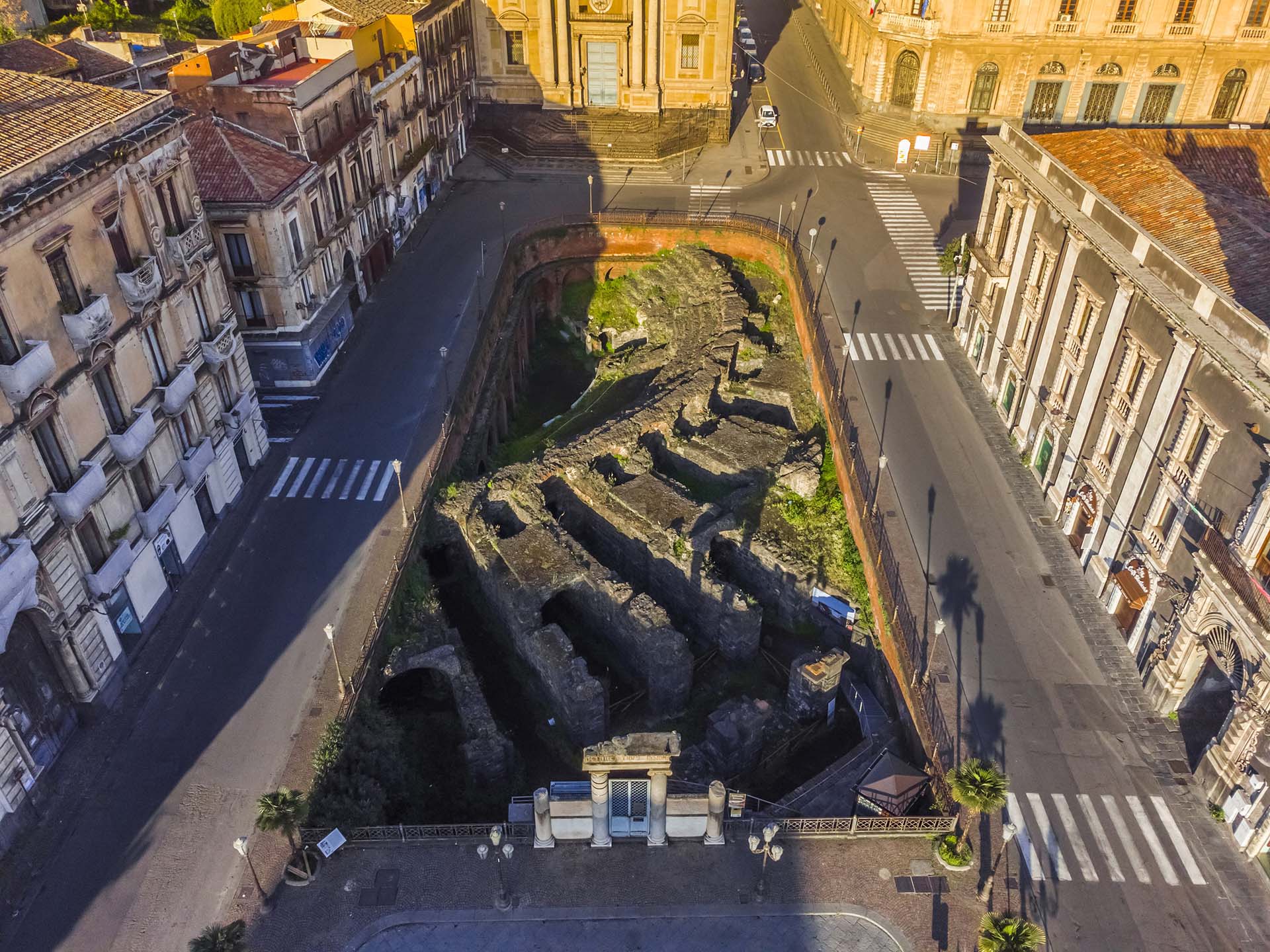 DJI_0928-Catania, Anfiteatro Romano