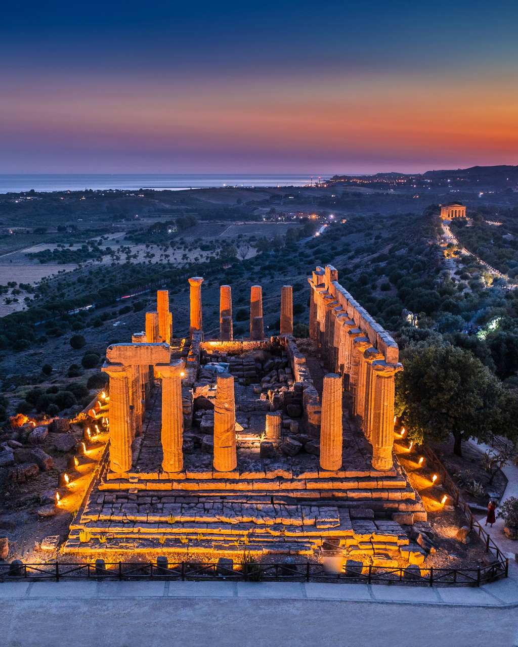 Tempio di Giunone, Valle dei Templi, Agrigento, sicily,
