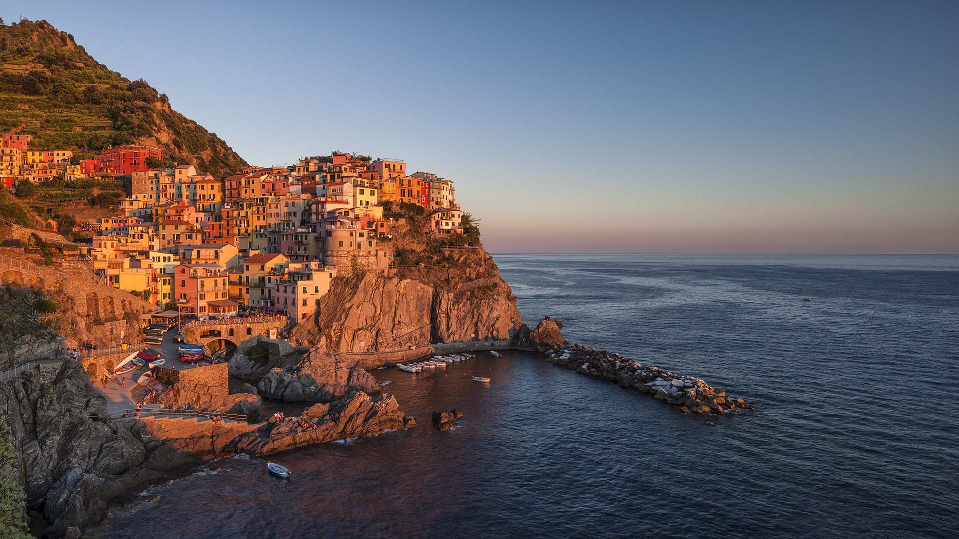 Il borgo di Manarola nelle Cinque Terre.