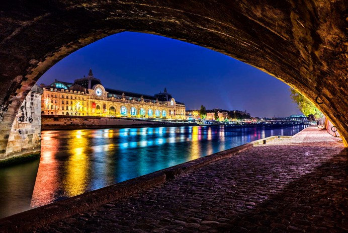 Parigi, fiume Senna e il museo d'Orsay