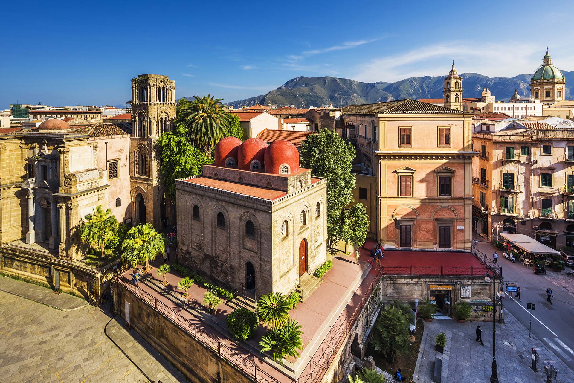 Palermo, chiese di San Cataldo e Santa Maria dell'Ammiraglio