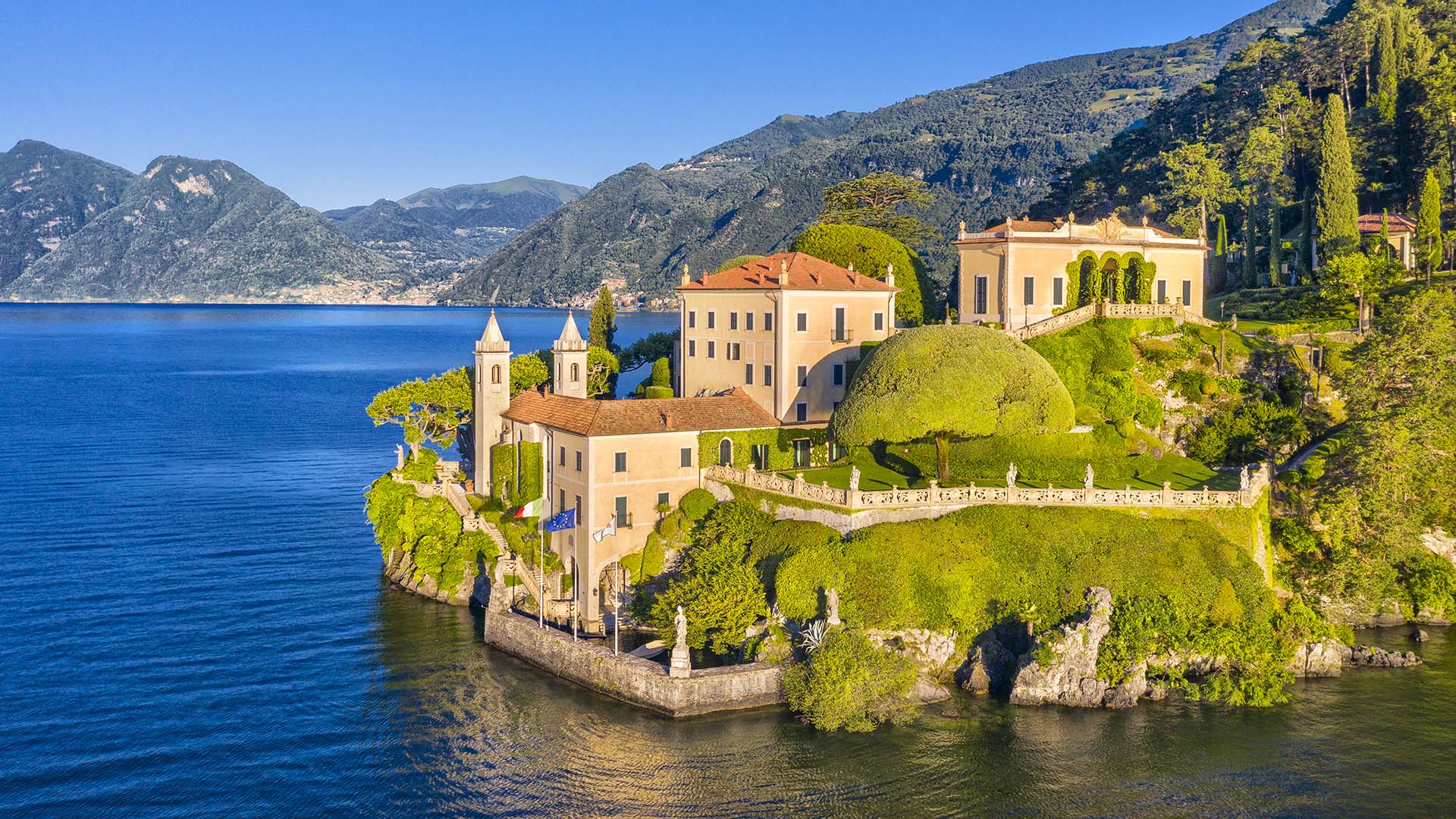 Villa del Balbianello a Tremezzina. Lago di Como.