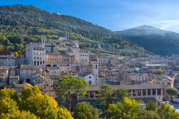 Gubbio tra i più bei borghi dell'Umbria.