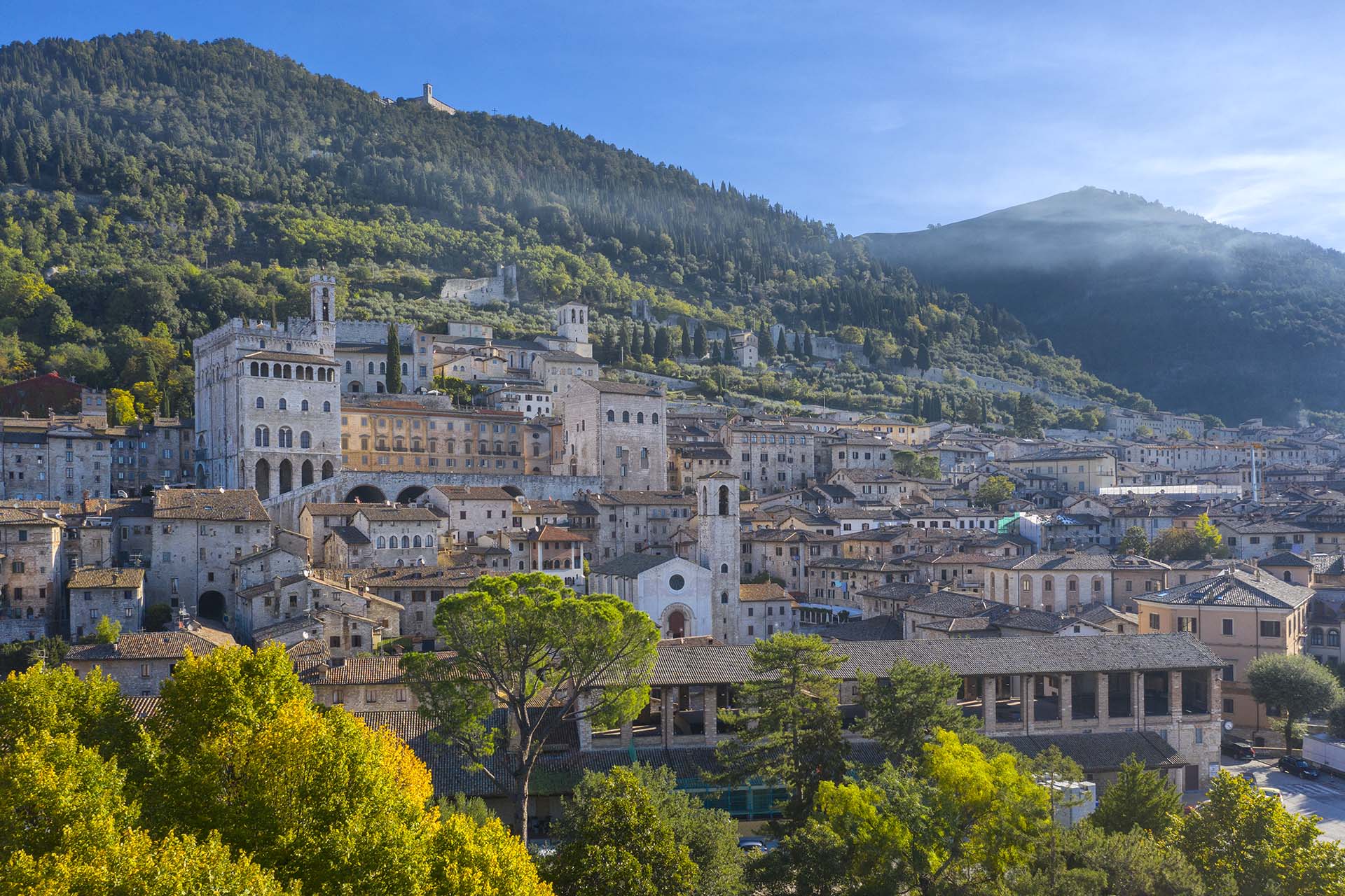 Gubbio tra i più bei borghi dell'Umbria.