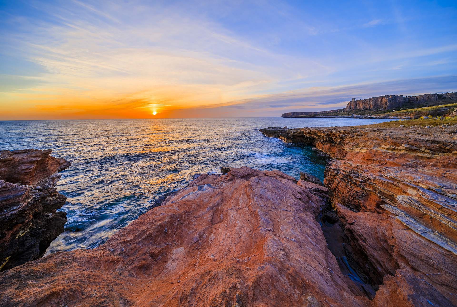 0A1A4016-HDR - San Vito Lo Capo, la baia di Macari al tramonto
