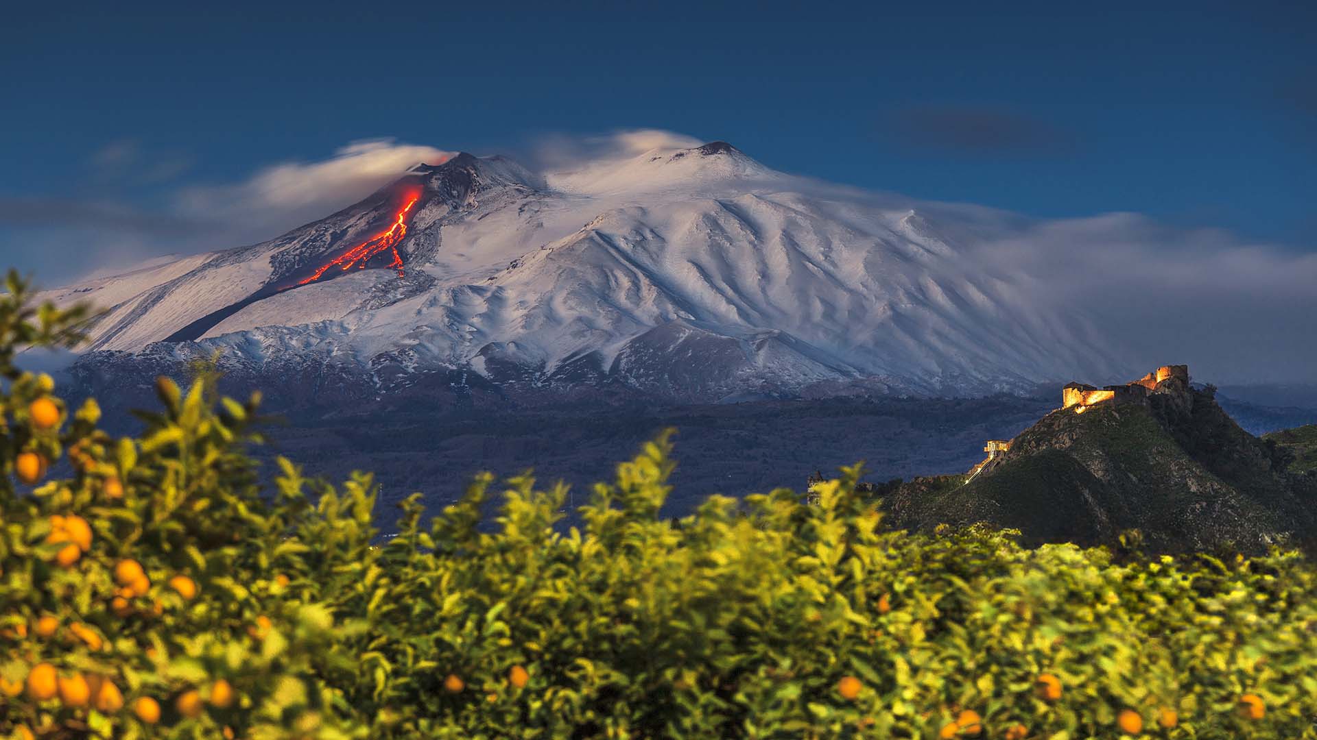 SIM-435112 - Etna, eruzione del sud est vista dal versante nord