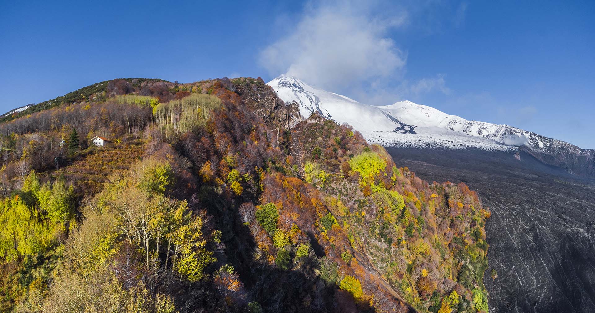 Etna, Monte Pomiciaro e il Salto della Giumenta