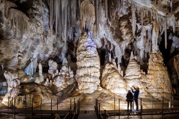 Grotta di Santa Barbara a Iglesias in Sardegna.