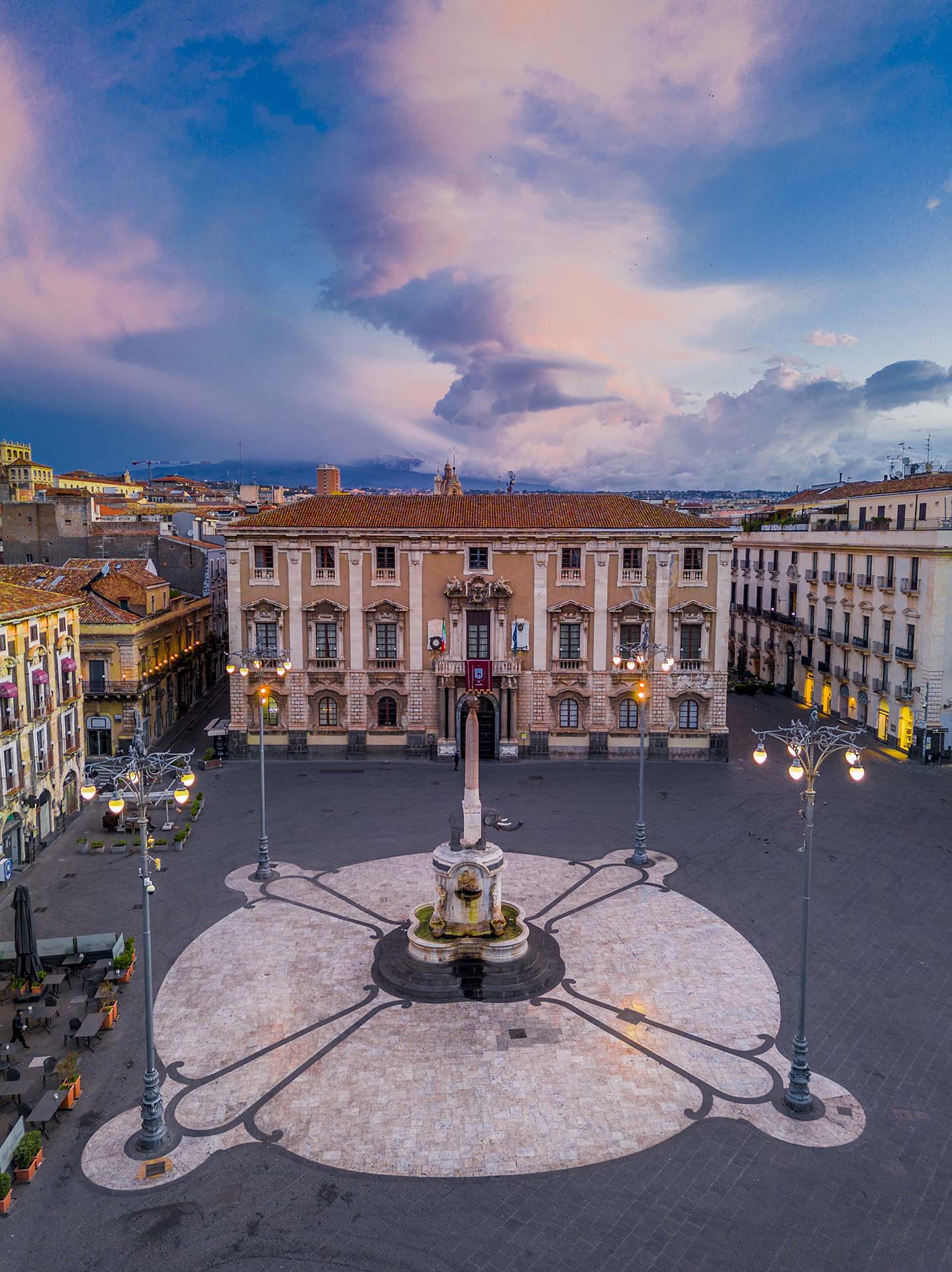 DJI_0196-HDR-La Fontana dell’Elefante (‘u Liotru) a piazza Duomo di Catania