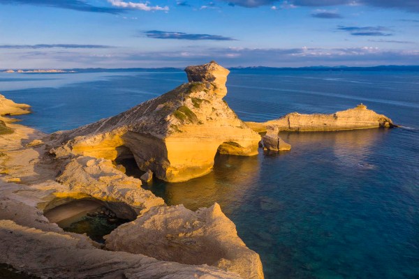 Gouvernail della Corse, paesaggio del sud della Corsica.