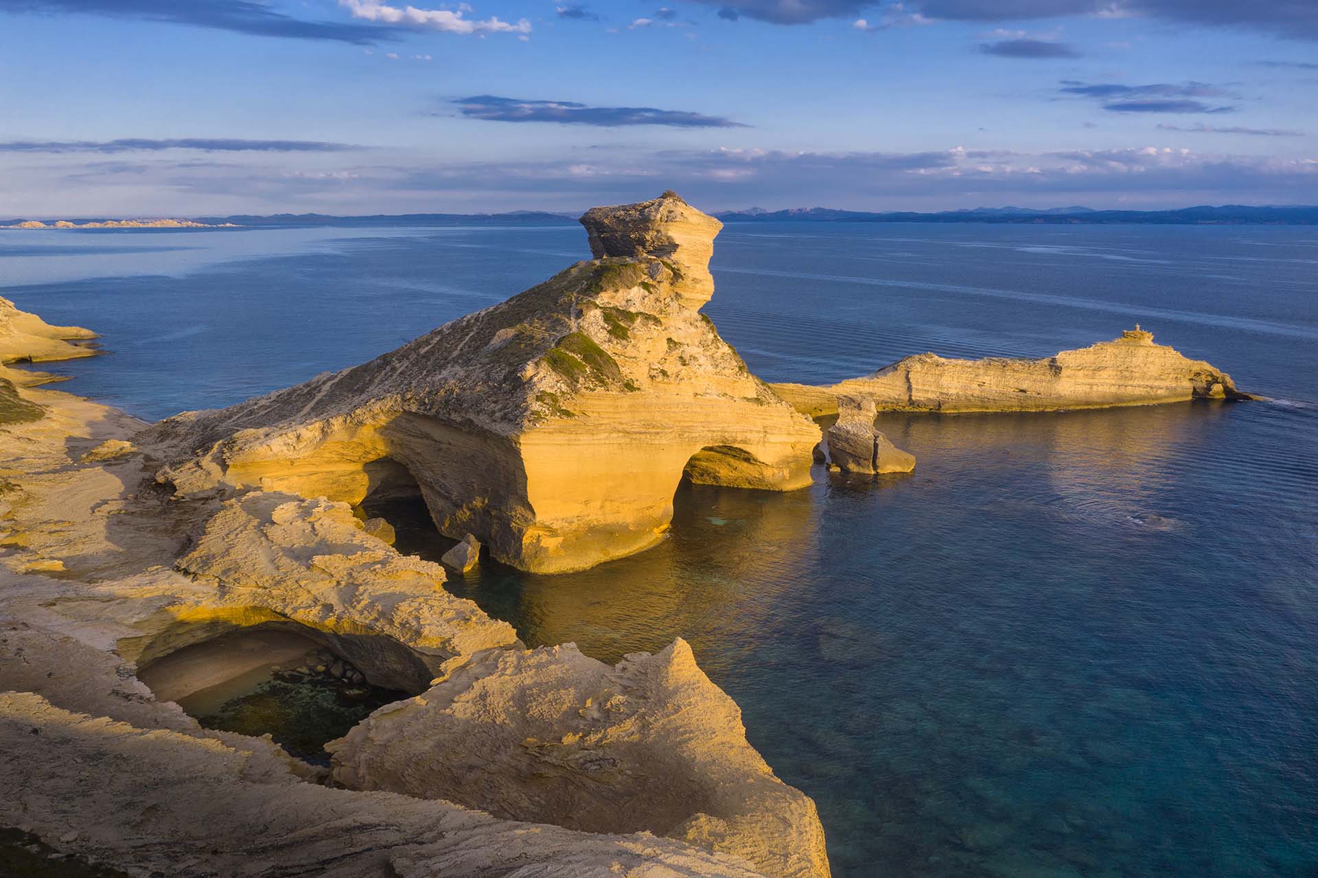 Gouvernail della Corse, paesaggio del sud della Corsica.