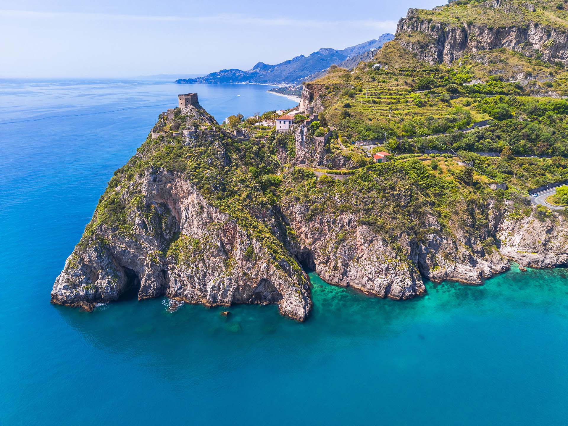 DJI_0405-Monti Peloritani, il castello di Sant’Alessio