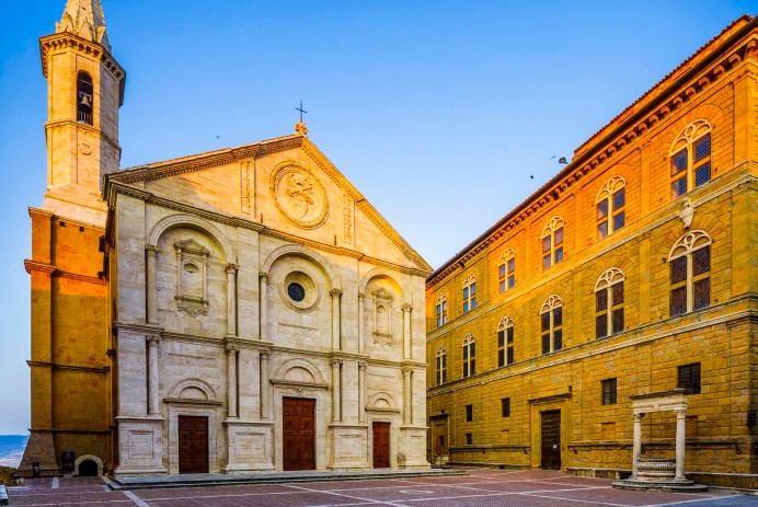 Toscana,, Pienza, Duomo di Santa Maria Assunta