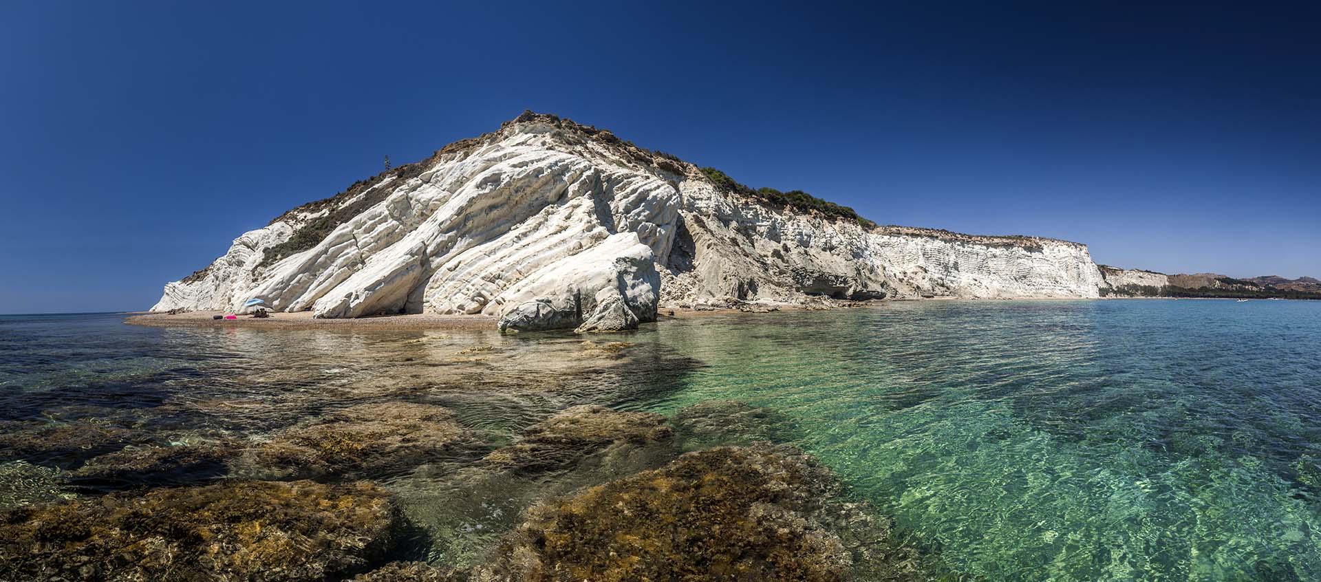 Eraclea Minoa, la scogliera e le spiagge di Capo Bianco