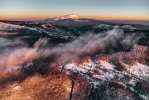 Nebrodi con etna innevati