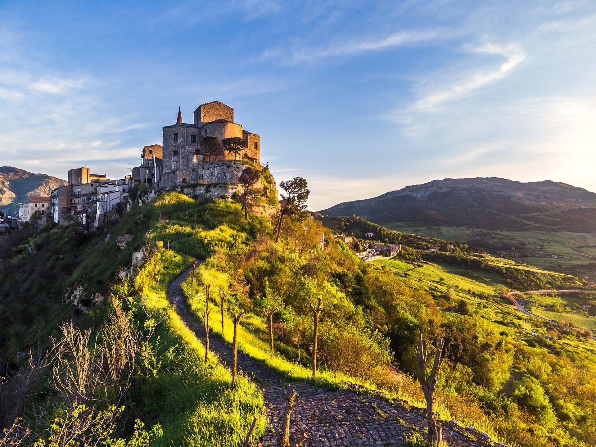 DJI_0200-Madonie, Petralia Soprana, borgo Medievale