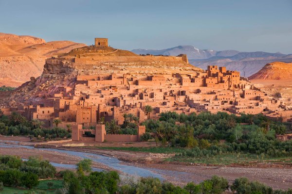 La città fortificata di Ait-Ben-Haddou in Marocco,