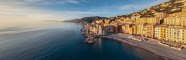 Il borgo marinaro di Camogli in Liguria.