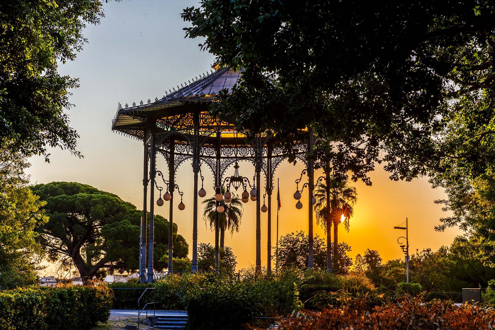 Catania, il gazebo Liberty di Villa Bellini
