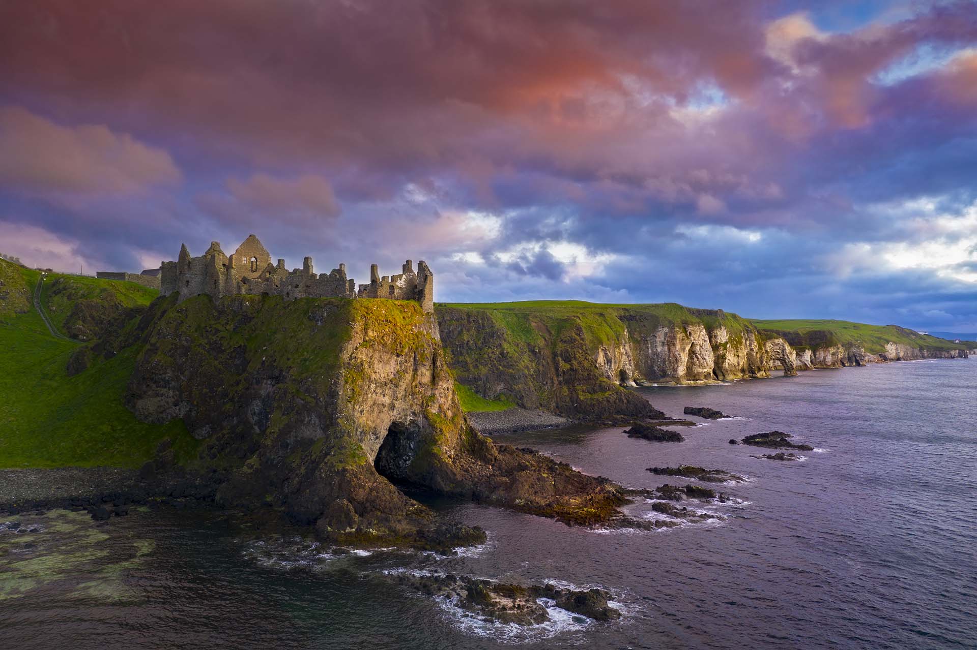 Dunluce castle Castello di Dunluce