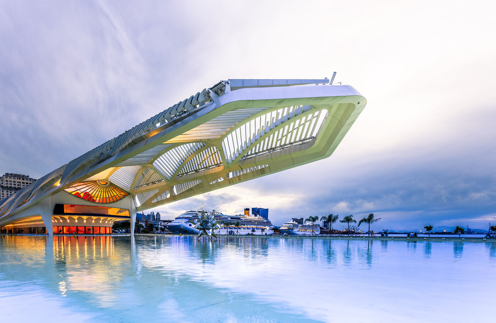 Museu do Amanha (Museum of Tomorrow) by Santiago Calatrava, Rio de Janeiro, Brasile, Brazil