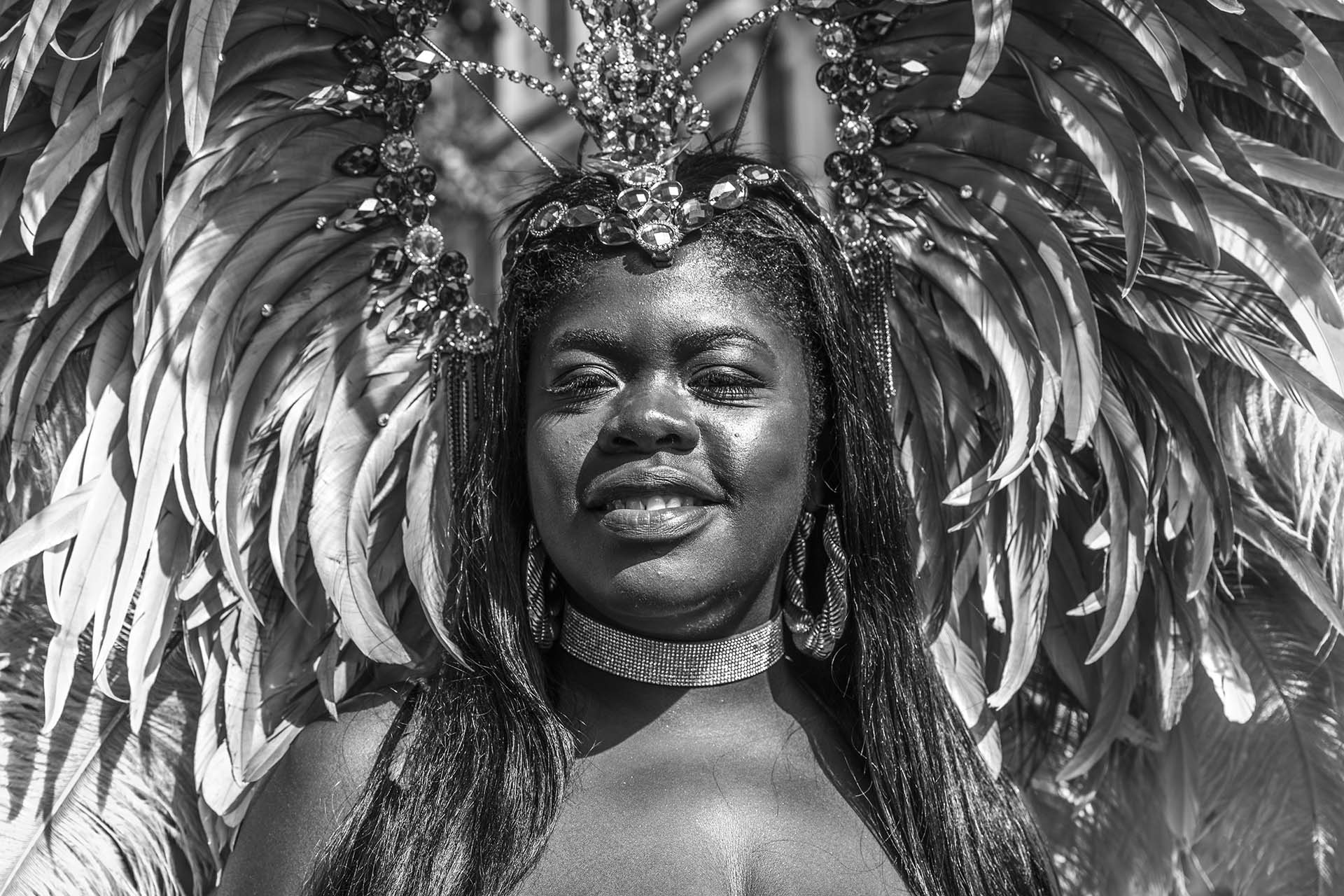 Londra, il carnevale di Notting Hill, ritratto