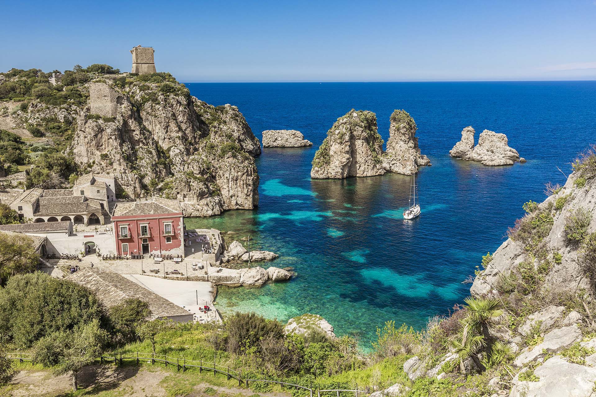 0A1A6565-Trapani, Riserva Naturale dello Zingaro, la baia di Scopello