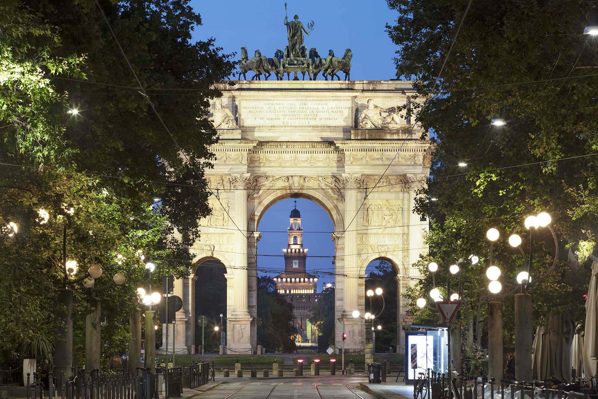 Arco della Pace a Milano