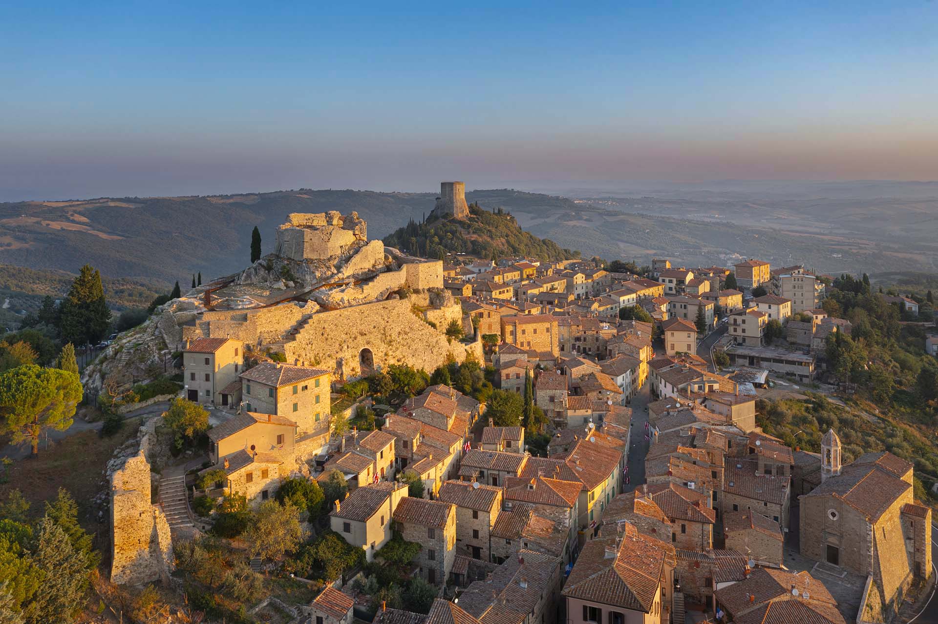 Il borgo di Castiglione d'Orcia