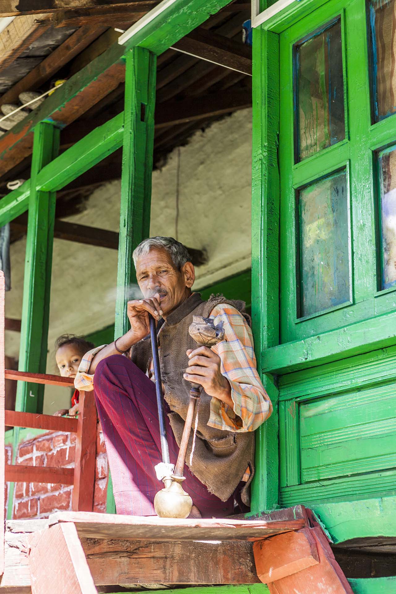 India, Valle del Parvati, montagne di Kasol, relax