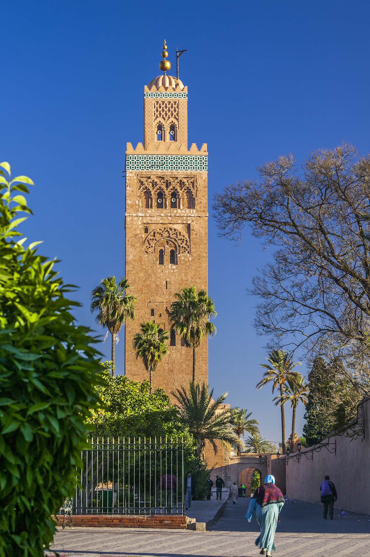 Marocco, il Minareto della Moschea di Koutoubia a Marrakesh