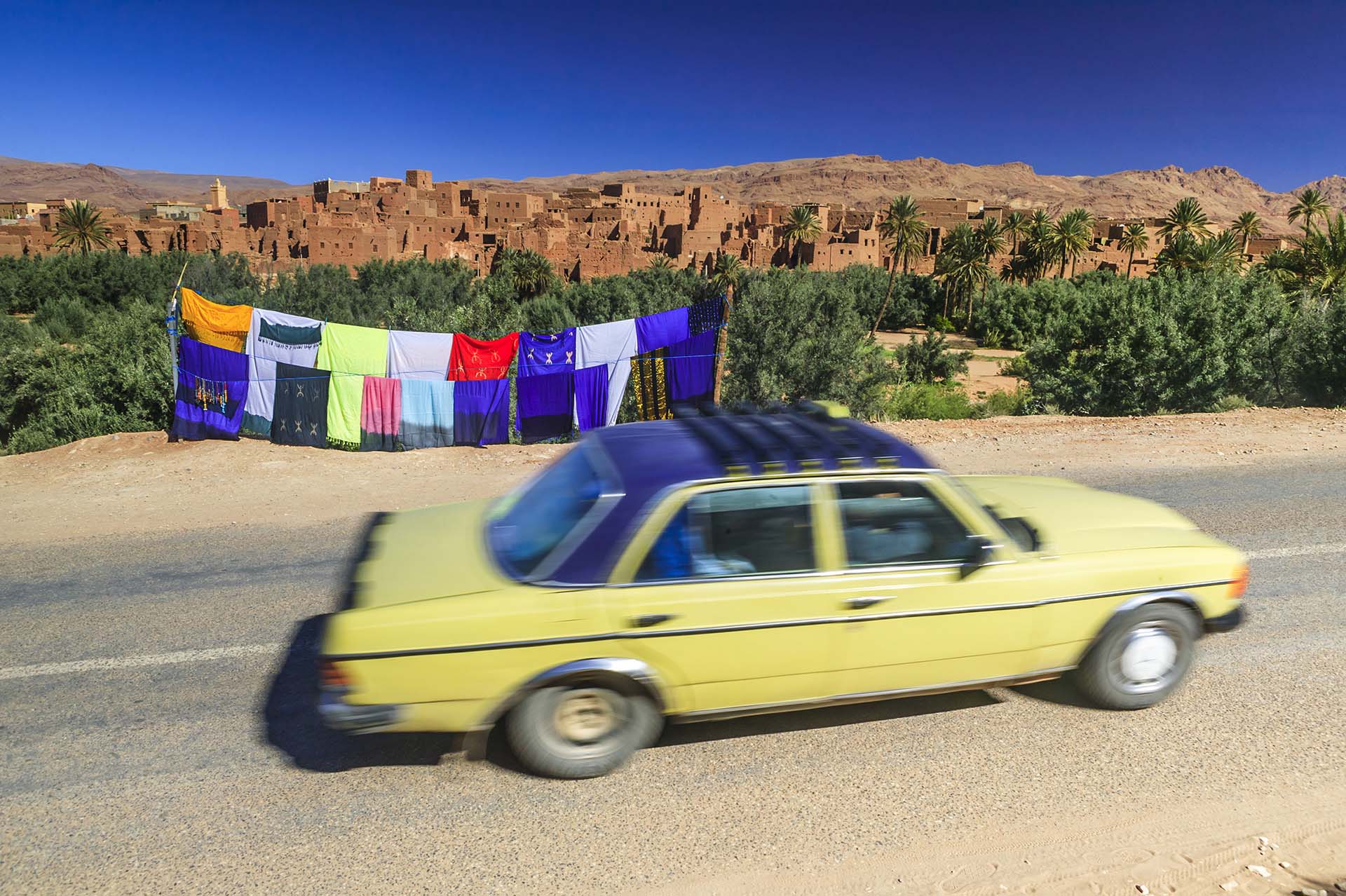 Marocco, mezzi di trasporto nelle valli dell'Alto Attlante