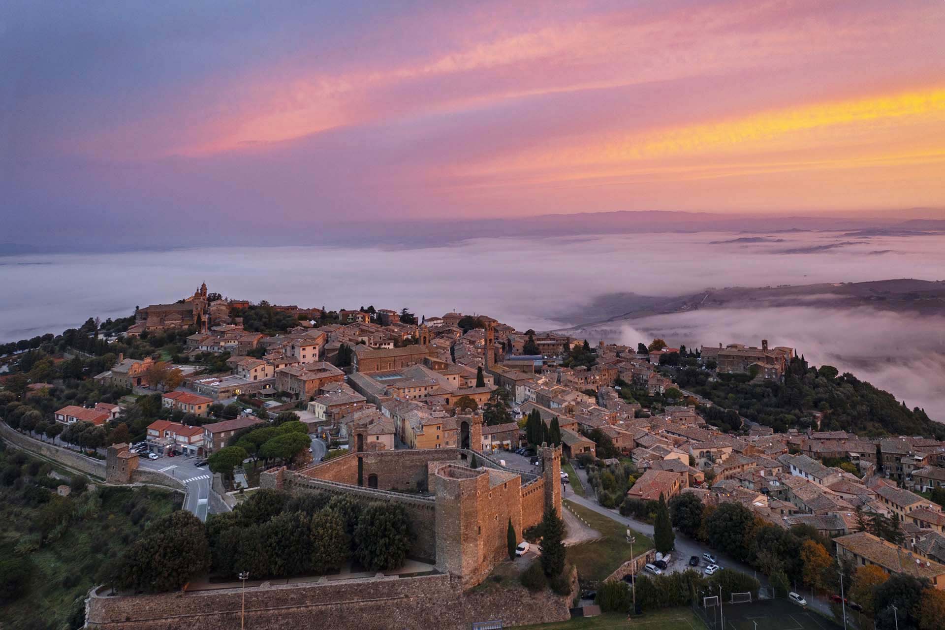 Montalcino in Toscana