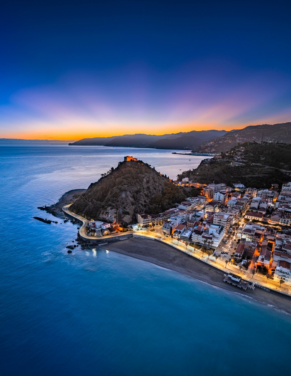 Capo d'Orlando all'alba