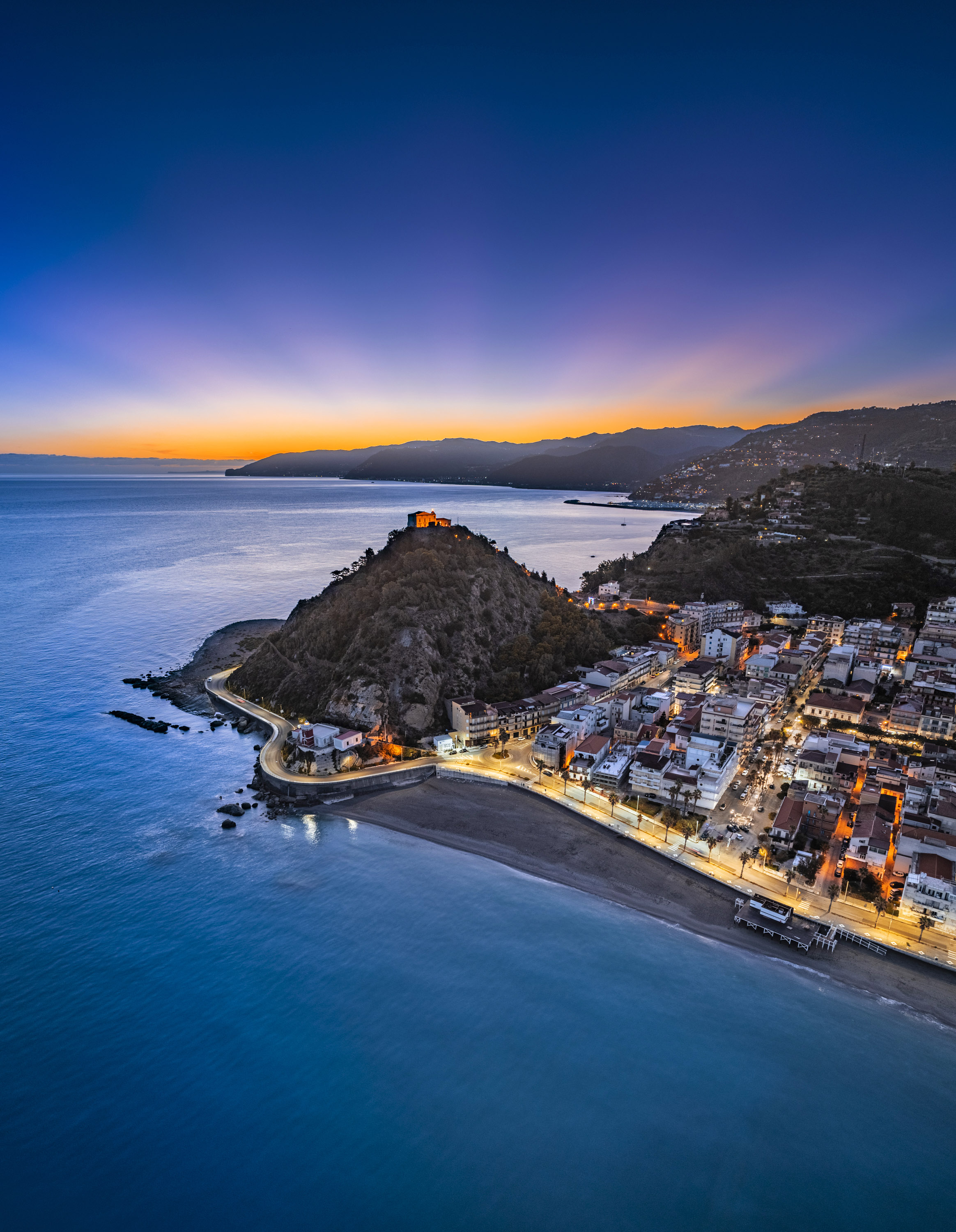 Capo d'Orlando all'alba