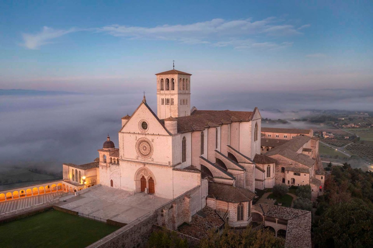 La Basilica di San Francesco ad Assisi.