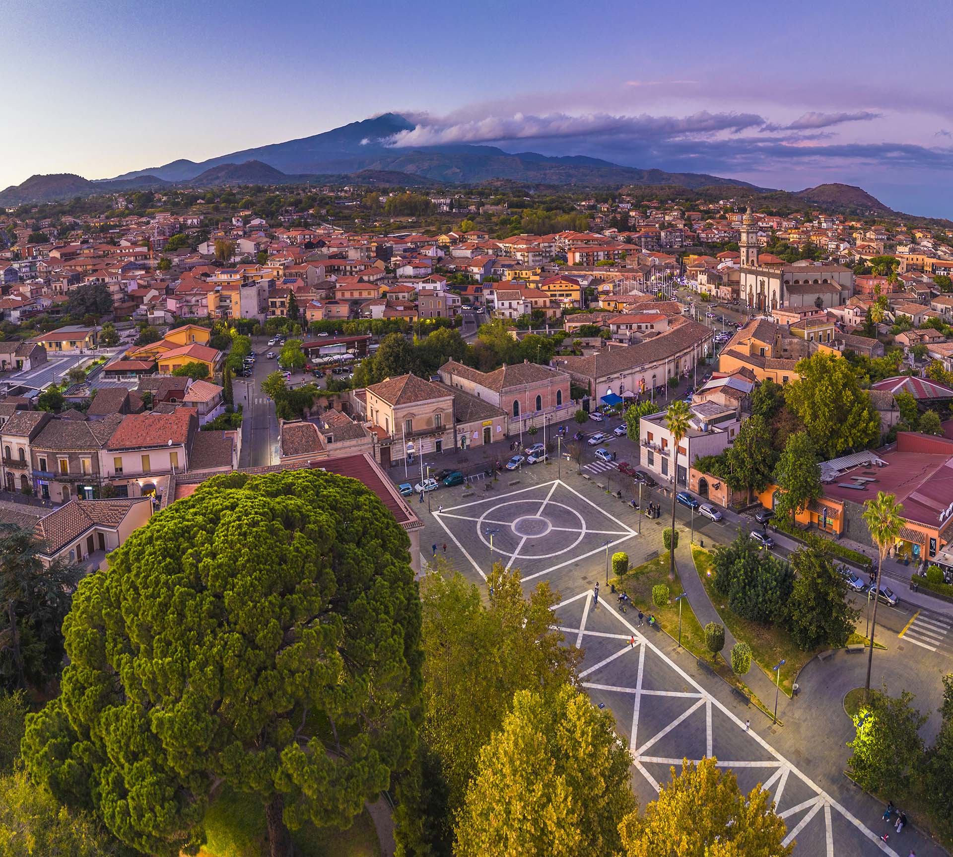 Etna, il borgo di Pedara