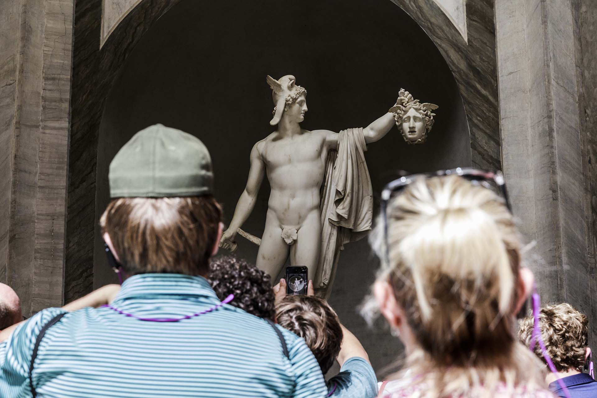 Roma, Musei Vaticani, Il Perseo Trionfante di Antonio Canova