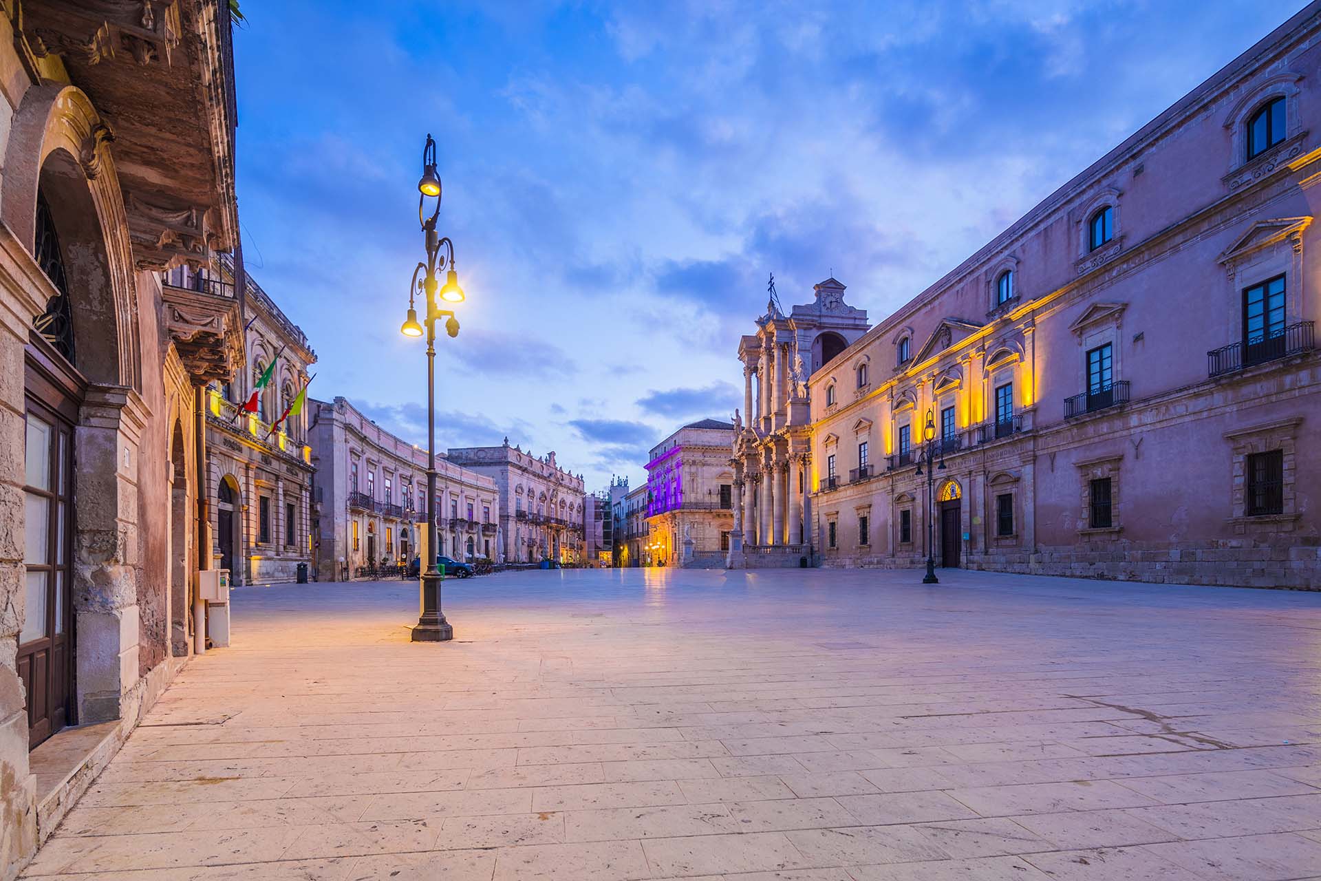 Siracusa, piazza Duomo di Ortigia