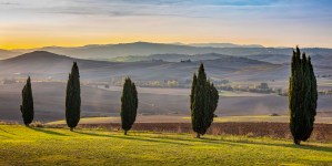 Paesaggio della Val d'Orcia in Toscana