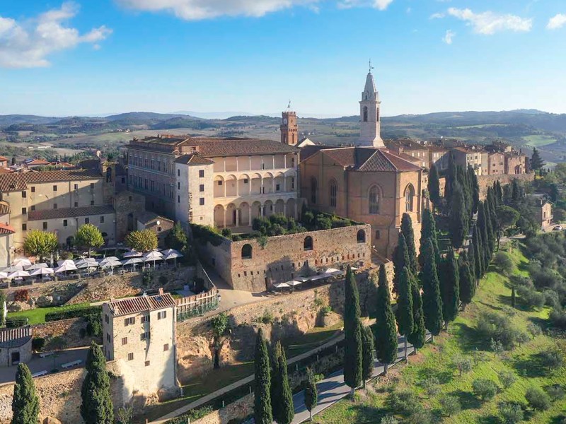 Pienza, la città ideale di Papà Pio II in Val d'Orcia.