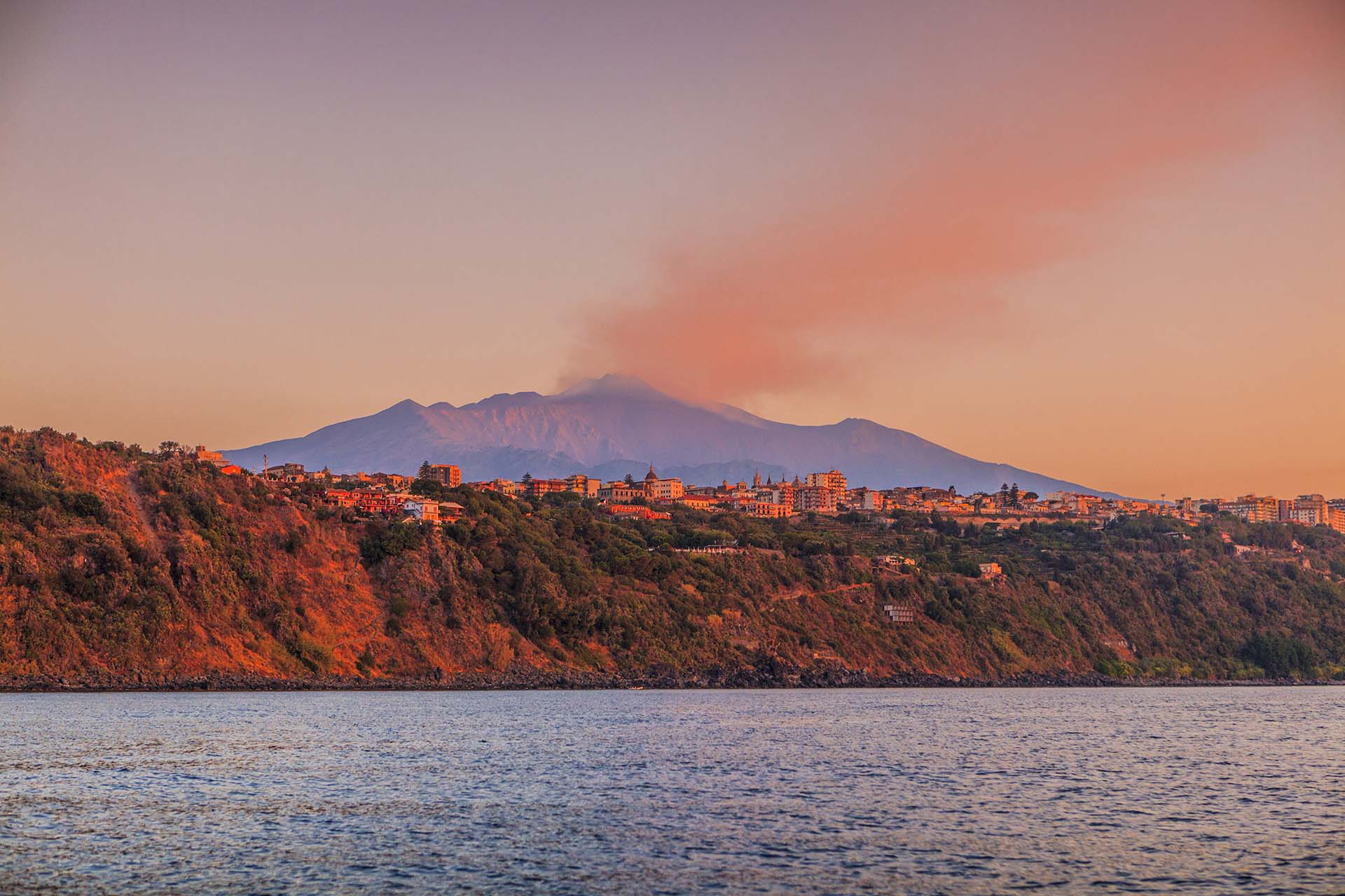 MG_8749 - Etna e Acireale viste dal mare, Riserva Naturale Orientata la Timpa di Acireale